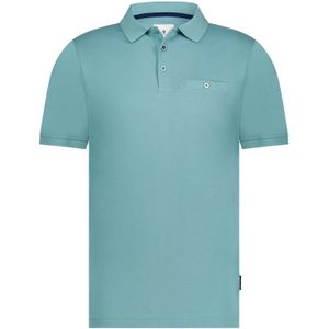 State of Art poloshirt wijde fit lichtblauw effen