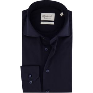 Michaelis business overhemd Slim Fit donkerblauw effen