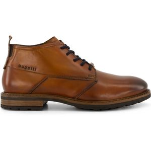 Bugatti schoenen cognac hoog leer