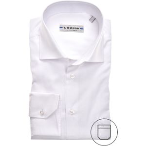 Ledub overhemd mouwlengte 7 Modern Fit wit