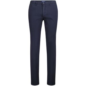 Gardeur chino Savage marineblauw effen lyocell