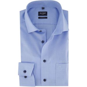 Olymp overhemd normale fit lichtblauw strijkvrij