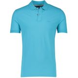 Hugo Boss 2-knoops polo normale fit blauw Pallas katoen