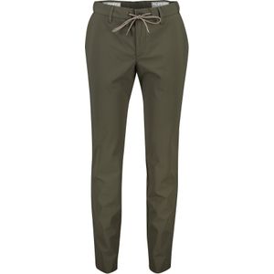 Alberto pantalon groen mover slim fit chino met elastische band