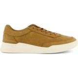 Tommy Hilfiger sneakers camel effen leer met veters