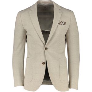 Born With Appetite colbert slim fit beige geruit