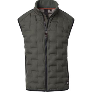 Casa Moda bodywarmer groen effen