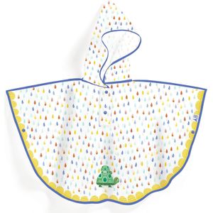 Djeco regenponcho Tortoise rain cape - S voor kinderen