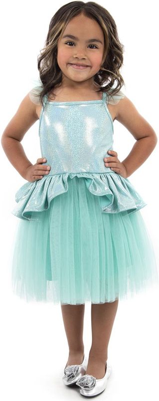 Little Adventures tutu jurk - turquoise verkleedjurk voor kinderen
