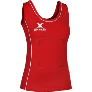 Gilbert - Netball Elite - Sport Tanktop - Rood Wit - Polyester