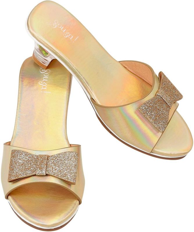 Souza for Kids hoge hak slipper Emmeline - goud metallic maat 24/25 speelgoed