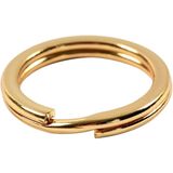 Creativ Company splitring sieraden maken verguld 15 mm 15 stuks