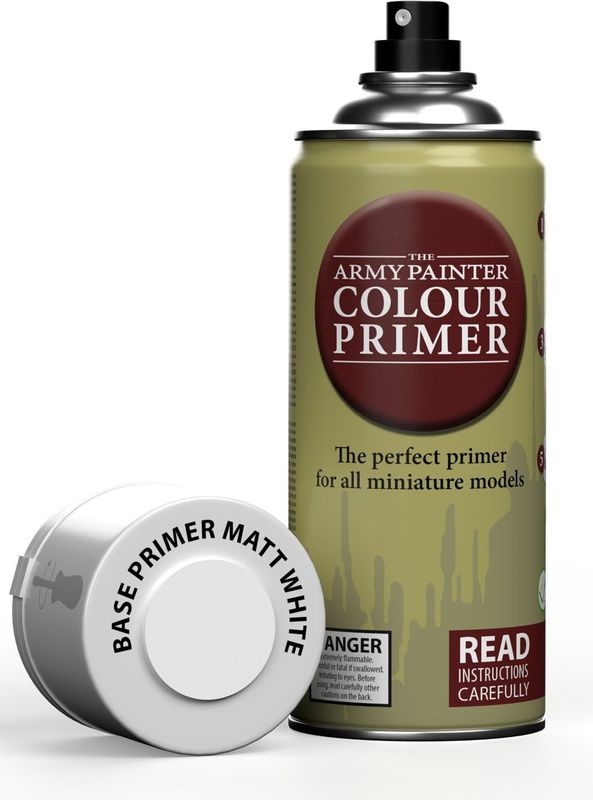 Army Painter Base Primer - Matt White (400Ml)