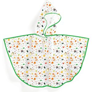 Djeco regenponcho Forest rain cape - S voor kinderen