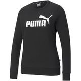 Puma dames sweater ESS Logo Crew zwart - sportieve trui XS polyester