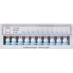 Lichtjesslinger Nijntje - blauw - Wand en plafonddecoratie Nijntje