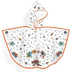 Djeco regenponcho Superheld cape - kindercape waterdicht M