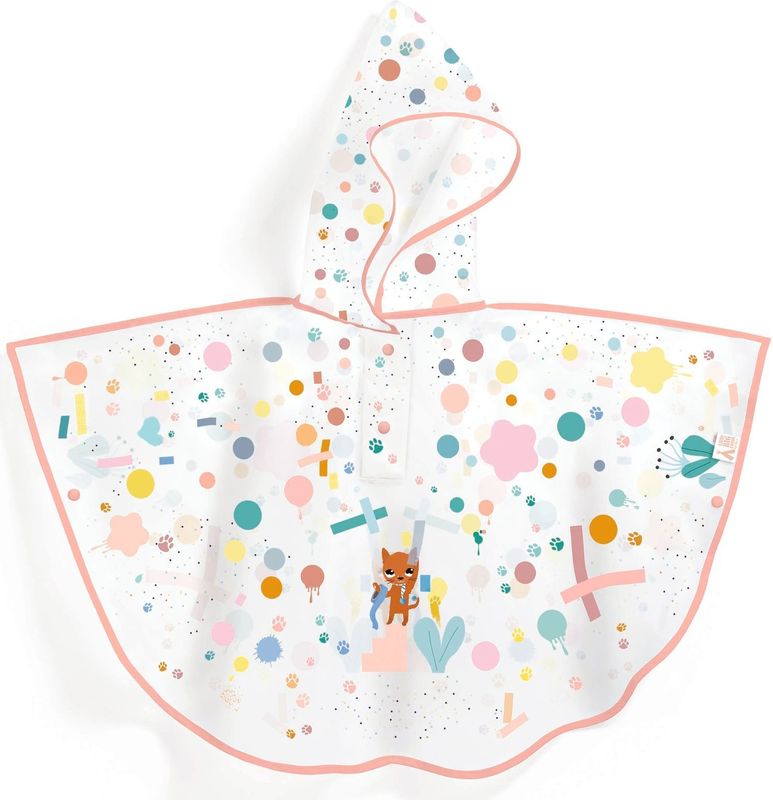 Djeco Lifestyle - Regenponcho - Meerkleurig - Uniseks