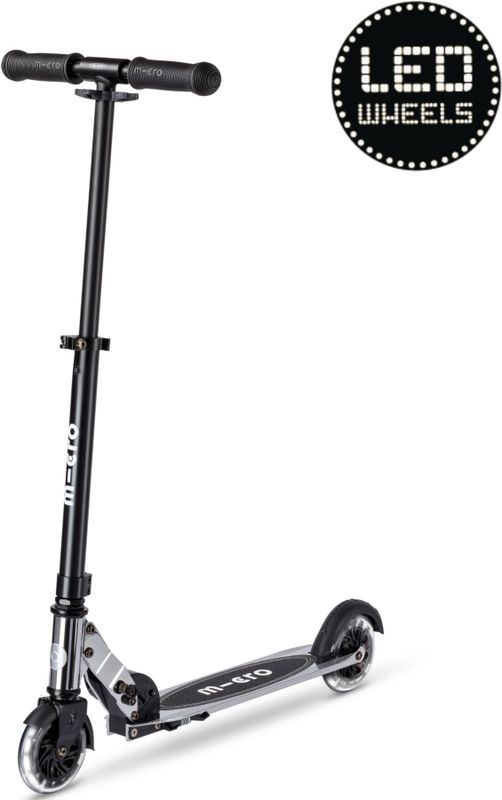 Micro - Sprite LED - Kinderstep - Silverchrome - Met LED Wielen