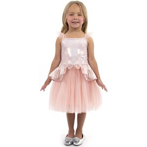 Little Adventures - Roze Gouden Tutu Jurk verkleedjurk voor kinderen