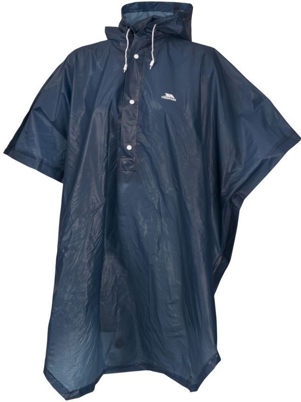 Trespass - Regenponcho - Navy - Waterdicht - Unisex