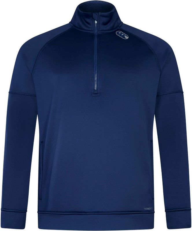 Canterbury fleece sporttrui Thermoreg 1/2 zip - blauw - small