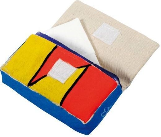 Tissue tasje karton speelgoed educatief multicolor 12 stuks