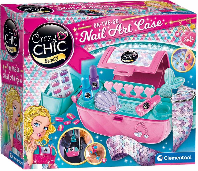 Clementoni - Crazy Chic - Nagellak Set voor Kinderen - Vanaf 6 Jaar - On the Go