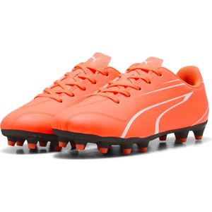 Puma - Vitoria FG/AG - Voetbalschoenen - Rood Zwart - Synthetisch Leer
