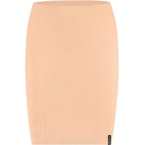 Malelions Women Ivy Rib Skirt - Peach