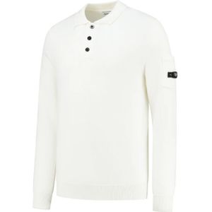 Quotrell Couteux Knitted Button Up - Ecru M