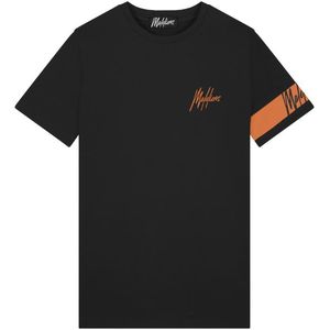 Malelions Captain T-Shirt - Black/Orange