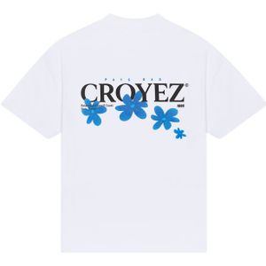 Croyez Botanique T-Shirt - White/Cobalt XXS