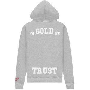 In Gold We Trust The Notorious Hoodie - Grey Melange