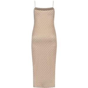 Malelions Women Slip Dress - Brown XL