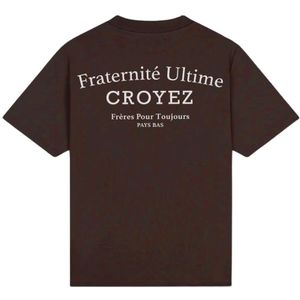 Croyez Mini Fraternité T-Shirt - Brown 1/2 YRS