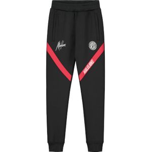 Malelions Kids Sport Pre-Match Trackpants- Black/Red 116