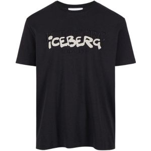 Iceberg Logoprint T-Shirt - Black