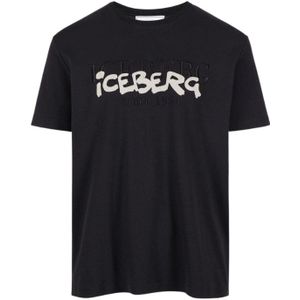 Iceberg Logoprint T-Shirt - Black M