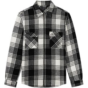 Croyez Zipped Flannel - Black/White