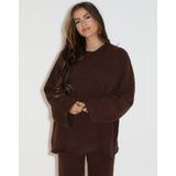 REINDERS - Winnie Wool Sweater - Bruin - Truien en Vesten