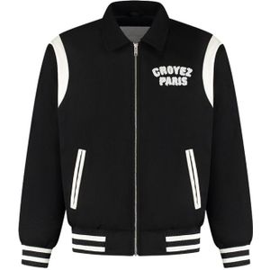 Croyez Paris Varsity Jacket - Black XS