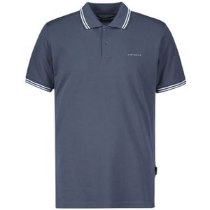 Airforce Double Stripe Polo - Ombre Blue