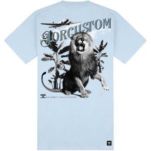 JorCustom Lion Slim Fit T-Shirt SS24 - Light Blue L