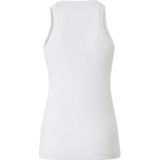 Geribde Tanktop Slim Fit