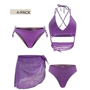 Kyana Bikini 4-Pack - Purple XXS