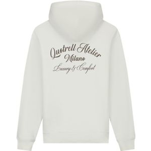 Quotrell Atelier Milano Hoodie - Off White/Brown