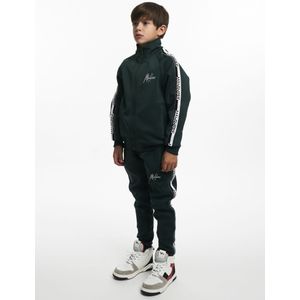 Malelions Kids Tape Trackpants - Dark Green 92