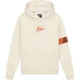 Malelions Kids Captain Hoodie 2.0 - Beige/Orange