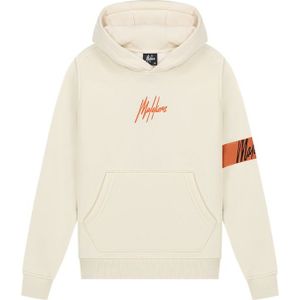 Malelions Kids Captain Hoodie 2.0 - Beige/Orange